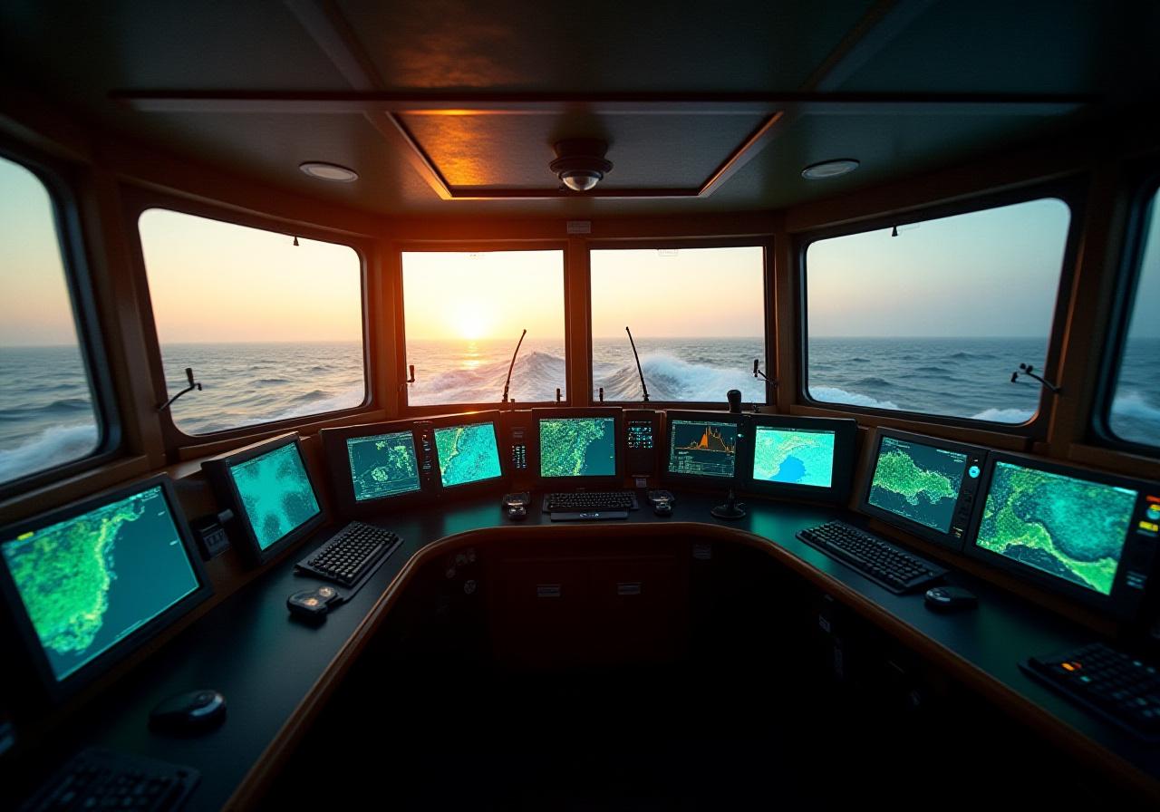 Avanceret maritim navigation på en fiskekutter